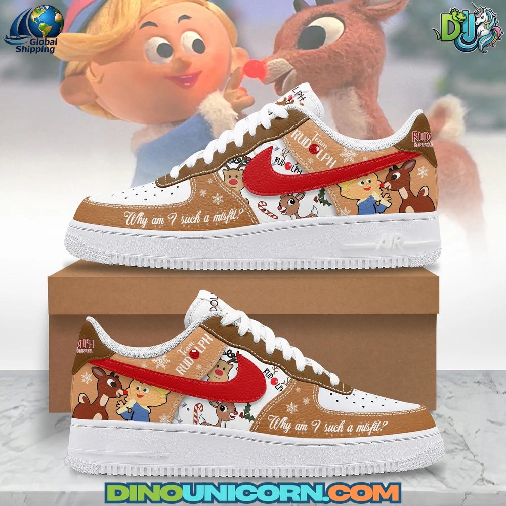 Rudolph the RedNosed Reindeer Air Force 1 Sneaker Rudolph the Red-Nosed Reindeer Air Force 1 Sneaker