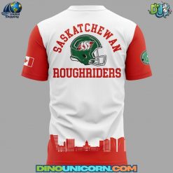 Saskatchewan Roughriders CFL 2025 Canada Day T-shirt