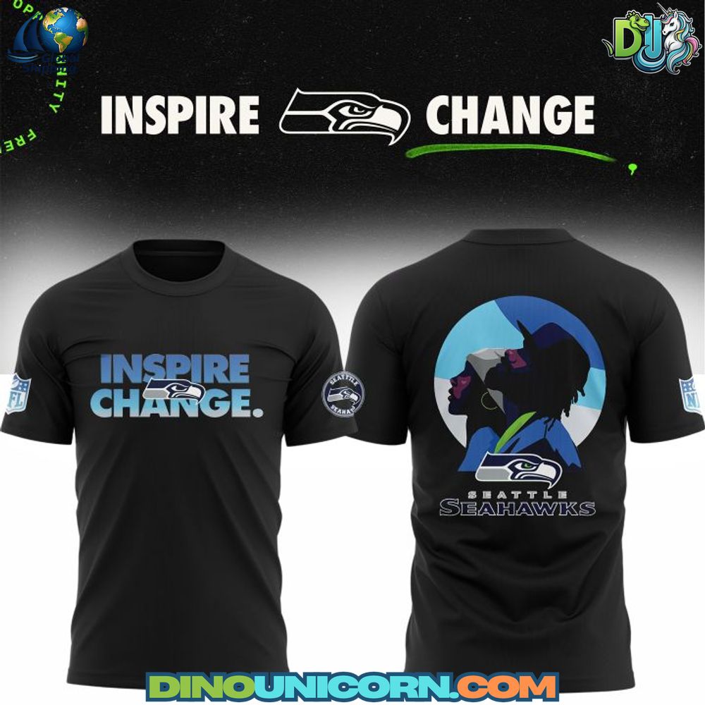 Seattle Seahawks x 2025 NFL Inspire Change Tshirt Seattle Seahawks x 2025 NFL Inspire Change T-shirt
