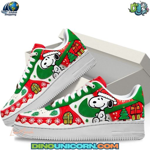Snoopy Merry Christmas Air Force 1 Sneaker