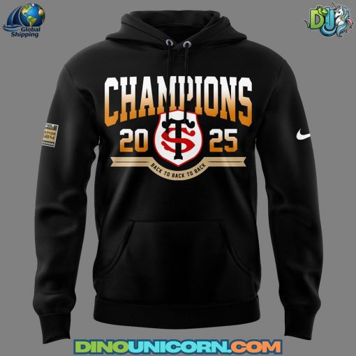 Stade Toulousain Champions TOP 14 Rugby 2025 Hoodie