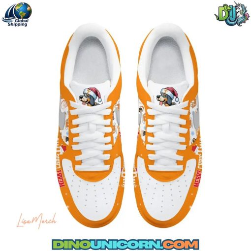 Tennessee Volunteers NCAA Merry Christmas Air Force 1 Sneaker