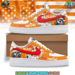Tennessee Volunteers NCAA Merry Christmas Air Force 1 Sneaker