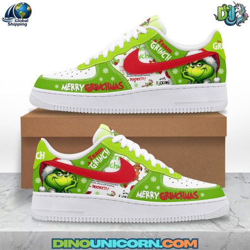 The Grinch Merry Grinchmas Air Force 1 Sneaker