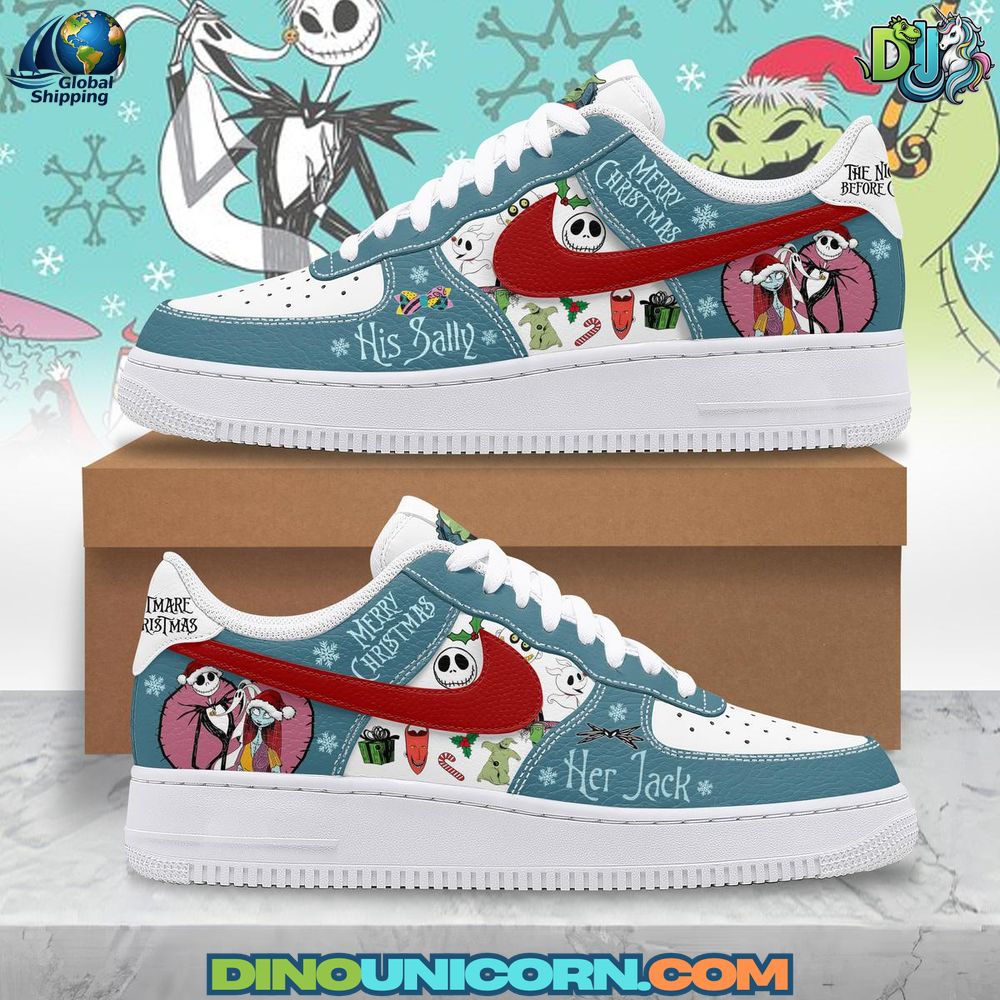 The Nightmare Before Christmas His Sally Her Jack Air Force 1 Sneaker The Nightmare Before Christmas His Sally Her Jack Air Force 1 Sneaker