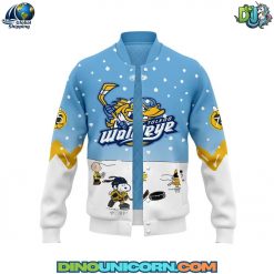 Toledo Walleye Hockey PEANUTS Baseball Jacket