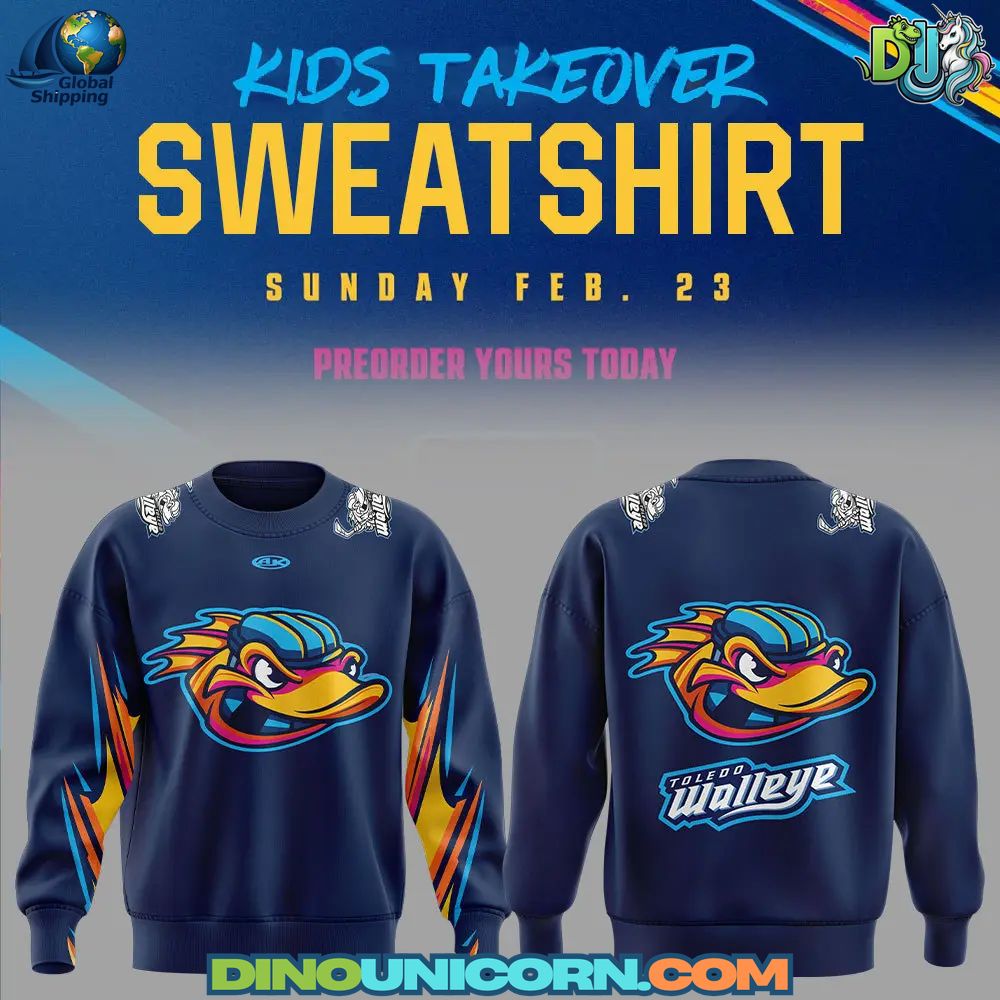 Toledo Walleye Hockey Takeover Sweatshirt Toledo Walleye Hockey Takeover Sweatshirt