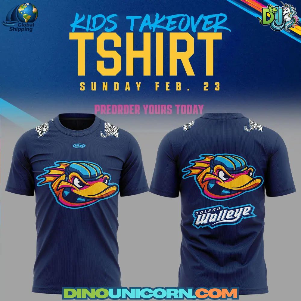 Toledo Walleye Hockey Takeover TShirt Toledo Walleye Hockey Takeover T-Shirt