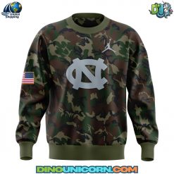 UNC Basketball Coach Hubert Davis Camo Sweater