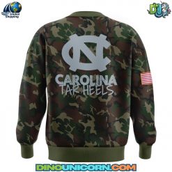 UNC Basketball Coach Hubert Davis Camo Sweater