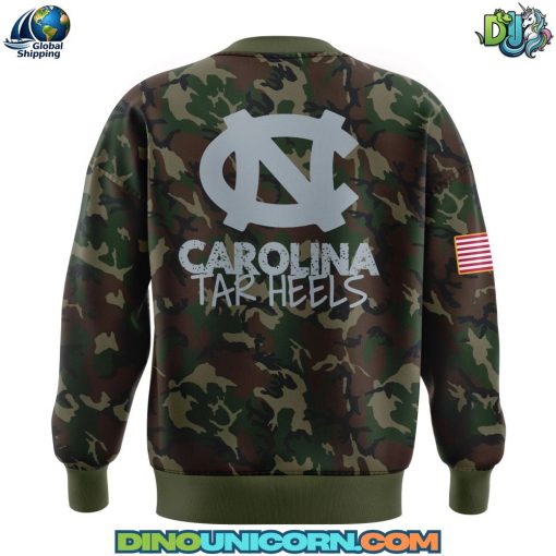 UNC Basketball Coach Hubert Davis Camo Sweater
