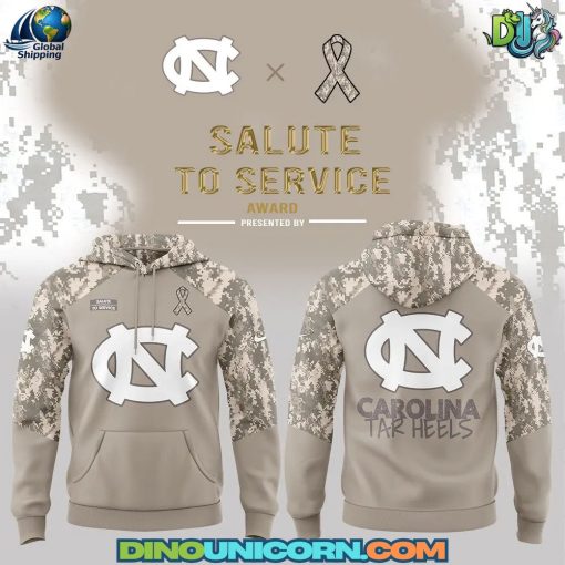 UNC Basketball Salute To Service Hoodie