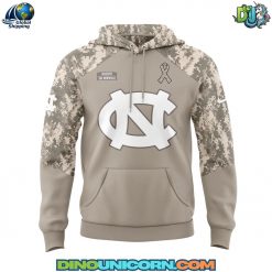 UNC Basketball Salute To Service Hoodie