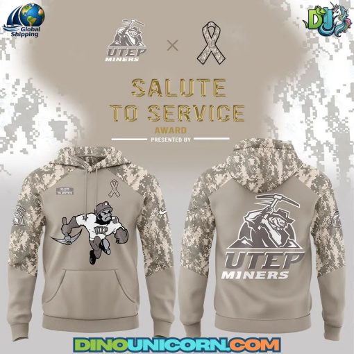 UTEP Miners Football NCAA Salute To Service Hoodie