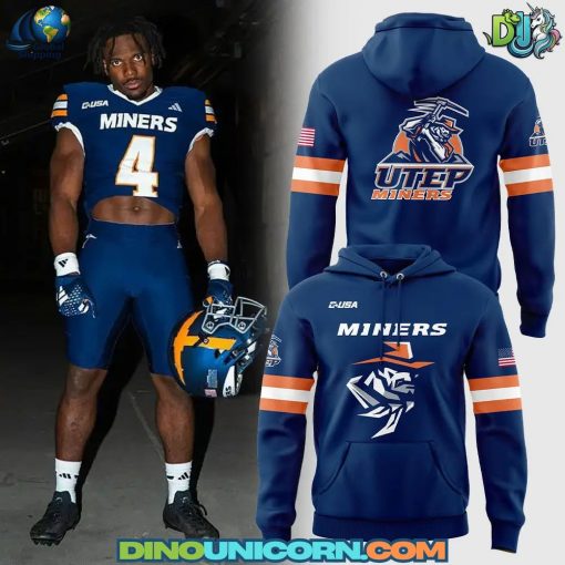 UTEP Miners Football NCAA Uniform Hoodie