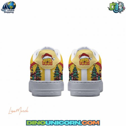 Winnie The Pooh Merry Christmas Air Force 1 Sneaker