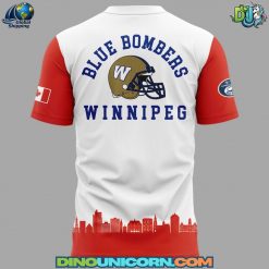 Winnipeg Blue Bombers CFL 2025 Canada Day Tshirt