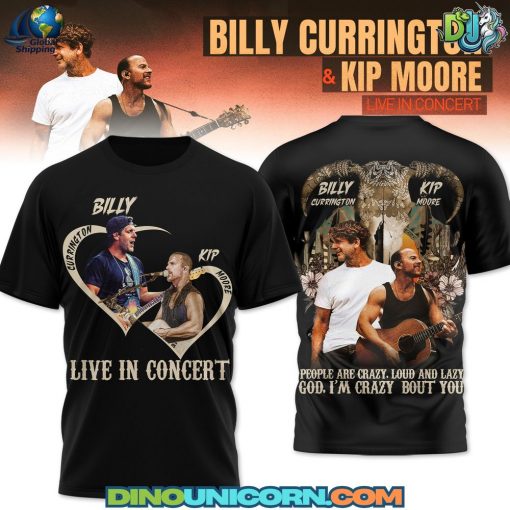 Billy Currington And Kip Moore Live in Concert T-shirt