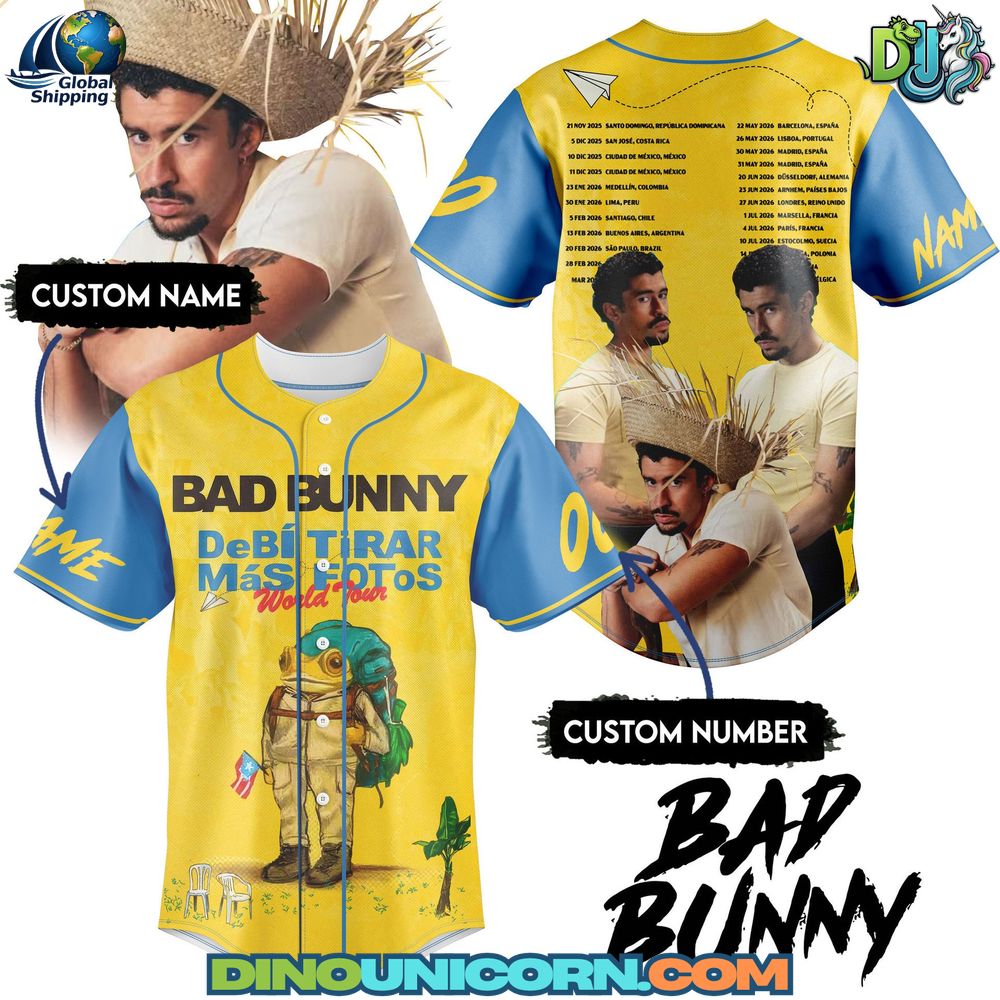 Bad Bunny Baseball Jersey Bad Bunny Baseball Jersey