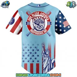 Binghamton Rumble Ponies MiLB Happy Independence Day Baseball Jersey