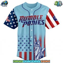 Binghamton Rumble Ponies MiLB Happy Independence Day Baseball Jersey