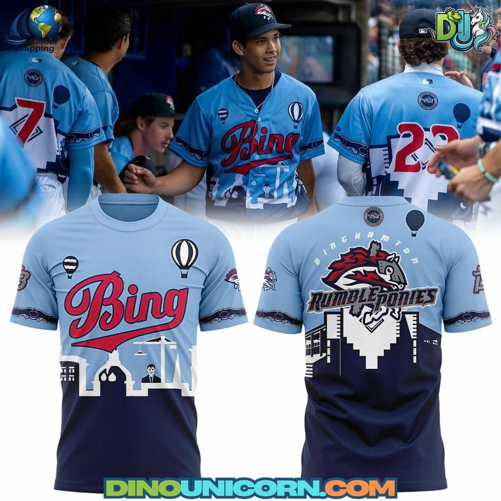 Binghamton Rumble Ponies MiLB Tshirt Binghamton Rumble Ponies MiLB T-shirt
