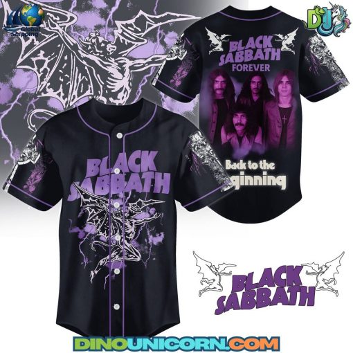 Black Sabbath Back to the Beginning Baseball Jersey
