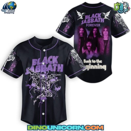 Black Sabbath Back to the Beginning Baseball Jersey