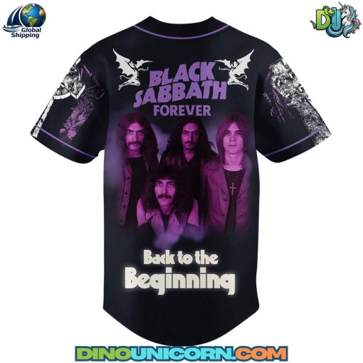 Black Sabbath Back to the Beginning Baseball Jersey