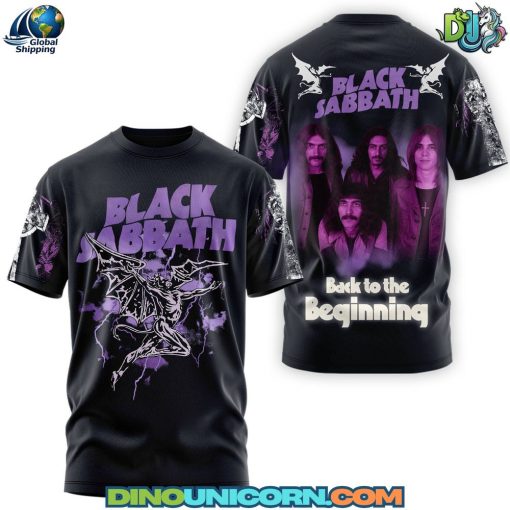 Black Sabbath Back to the Beginning Black T-shirt
