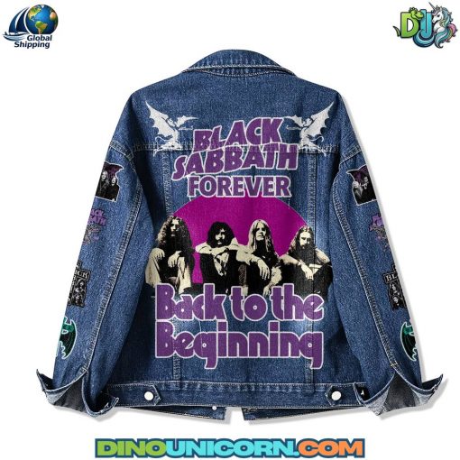 Black Sabbath Back to the Beginning Denim Jacket