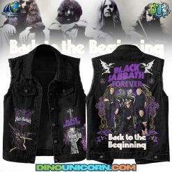 Black Sabbath Back to the Beginning Sleeveless Denim Jacket