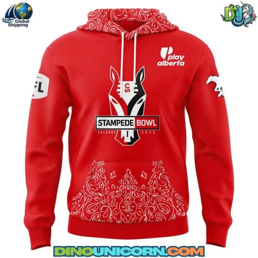 Calgary Stampeders CFL x 2025 Stampede Bowl Hoodie