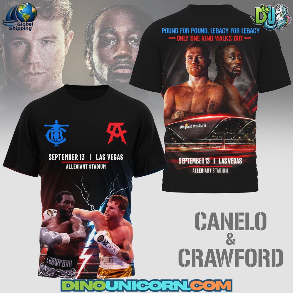 Canelo vs Crawford Tshirt Canelo vs Crawford T-shirt