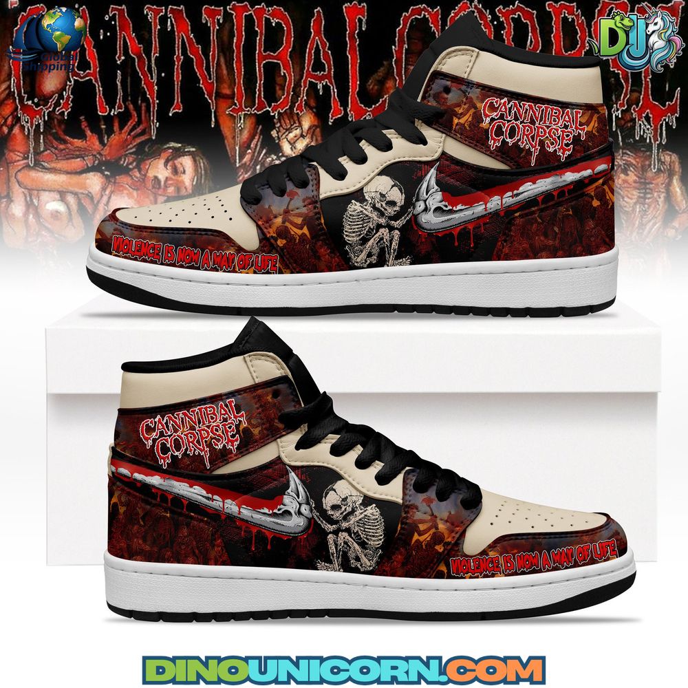 Cannibal Corpse Air Jordan 1 Sneaker Cannibal Corpse Air Jordan 1 Sneaker