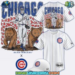 Chicago Cubs MLB x Dead Threads Baseball Jersey