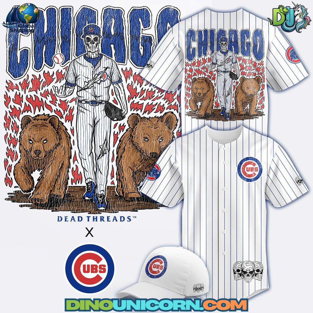 Chicago Cubs MLB x Dead Threads Baseball Jersey Chicago Cubs MLB x Dead Threads Baseball Jersey
