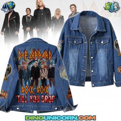 Def Leppard Till You Drop Denim Jacket