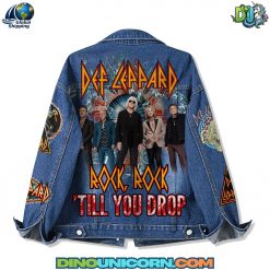 Def Leppard Till You Drop Denim Jacket
