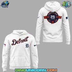 Detroit Tigers MLB Celebrating The 25th Anniversary Of Comerica Park Hoodie