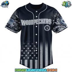 Fayetteville Woodpeckers MiLB x U.S. NAVY 250th Birthday Baseball Jersey