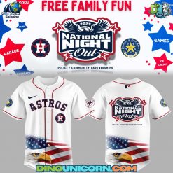 Houston Astros MLB 2025 National Night Out Baseball Jersey