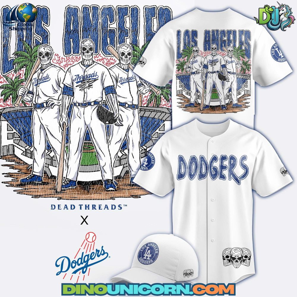Los Angeles Dodgers MLB x Dead Threads Baseball Jersey Los Angeles Dodgers MLB x Dead Threads Baseball Jersey