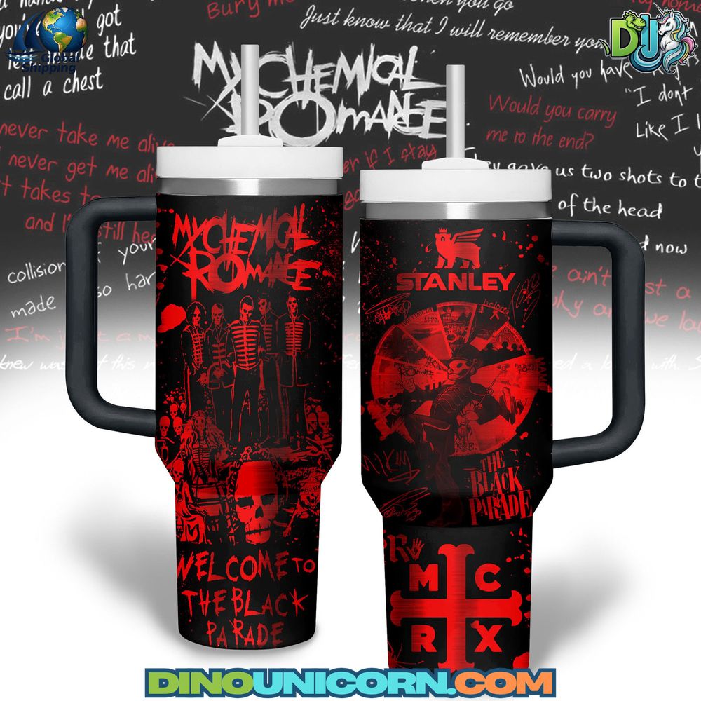 My Chemical Romance Stanley Tumbler Cup My Chemical Romance Stanley Tumbler Cup