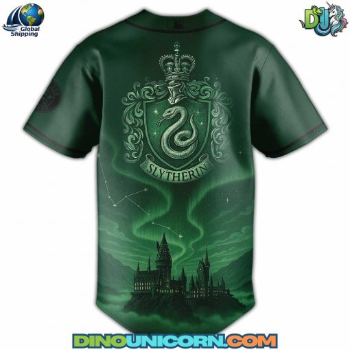 New York Mets MLB x Harry Potter Slytherin Baseball Jersey
