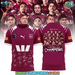 Queensland Maroons State Of Origin 2025 Champions T-shirt