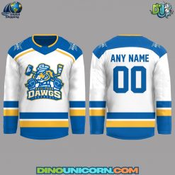 Roanoke Rail Yard Dawgs SPHL White Hockey Jersey