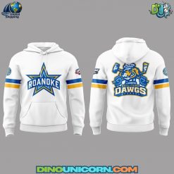 Roanoke Rail Yard Dawgs SPHL White Hoodie