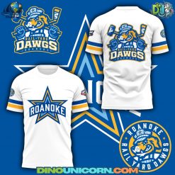Roanoke Rail Yard Dawgs SPHL White T-shirt