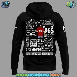 San Francisco 49ers NFL x Morgan Wallen Black Hoodie